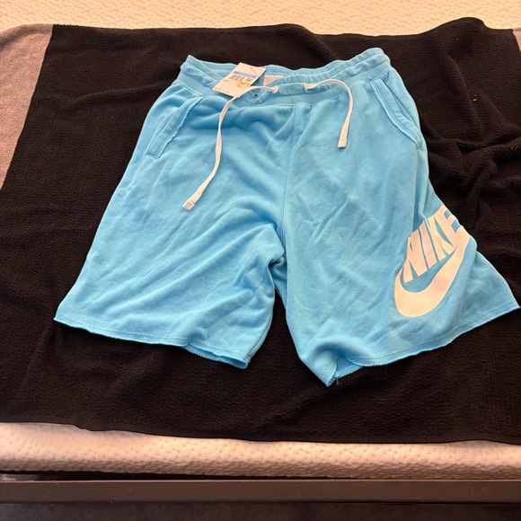 Nike Sky Blue Athletic Shorts - Picture 1 of 1